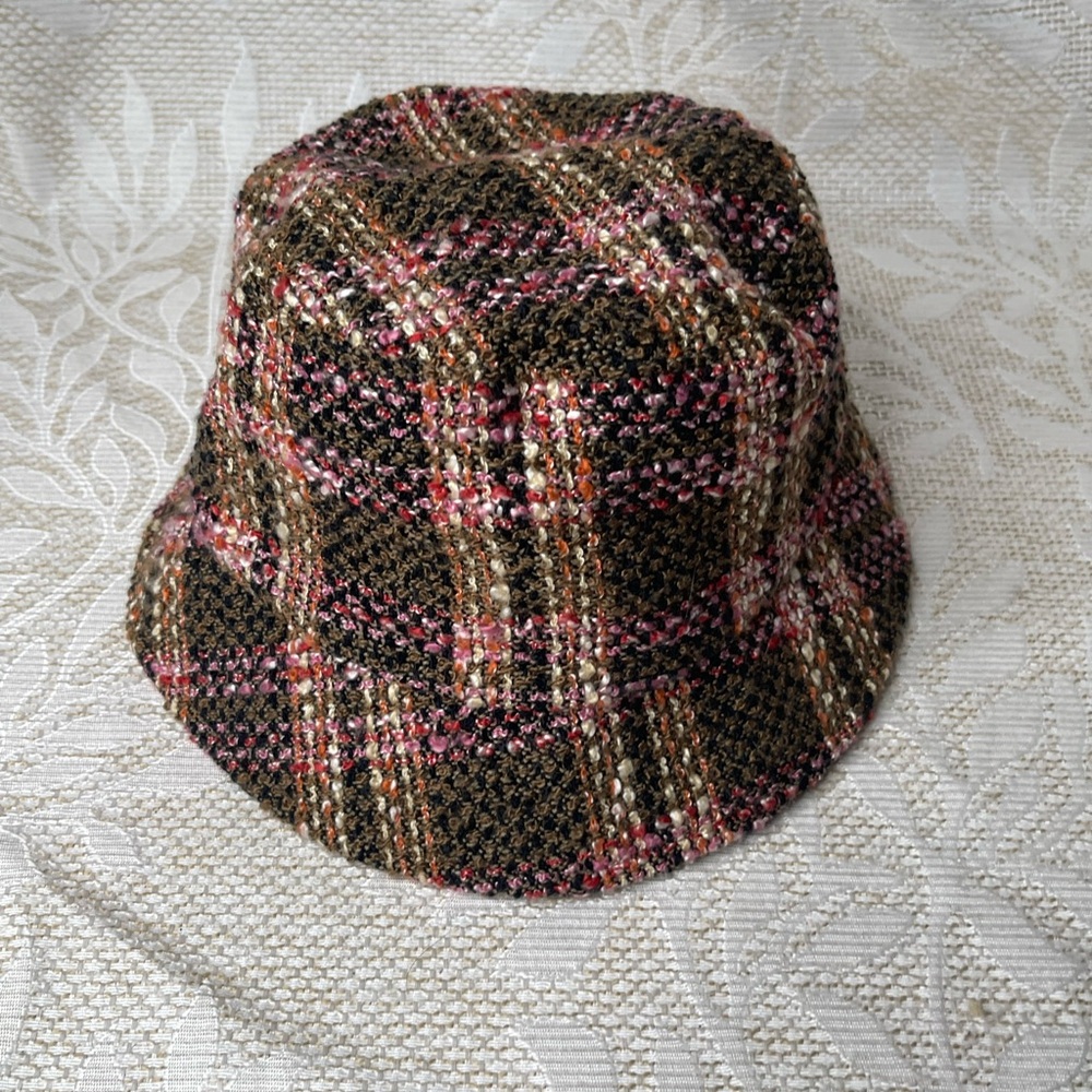 Liz Claiborne plaid Bucket Hat - vintage one size - Picture 3 of 5